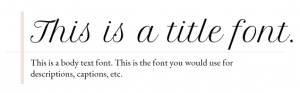 Font pairing for interior design presentations petit formal script and eb garamond