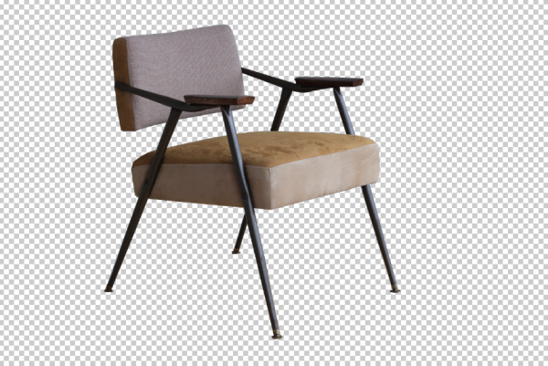 background removed from chair 2 via lasso tool