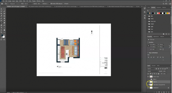 screenshot of final rendered floor plan with final touches