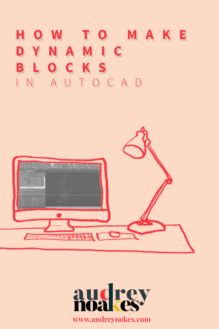 How to make a dynamic cad block in autocad audrey noakes