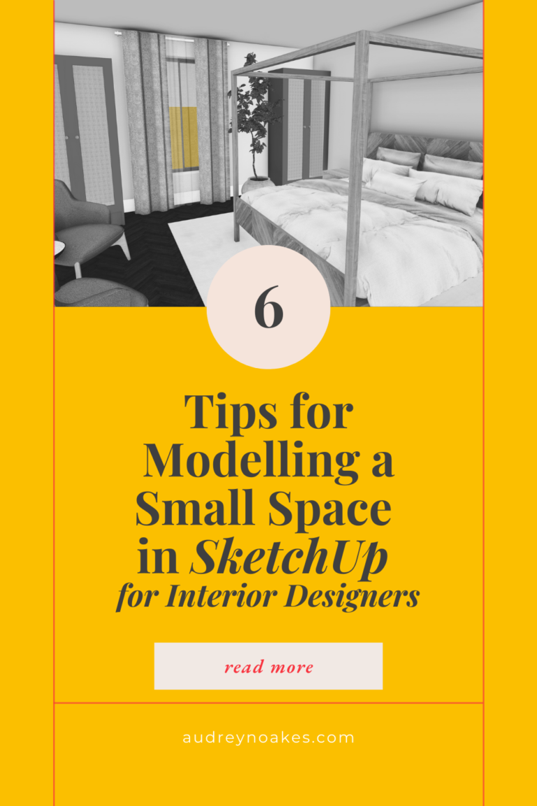 How to Model a Small Space in SketchUp: Tips for Interior Designers