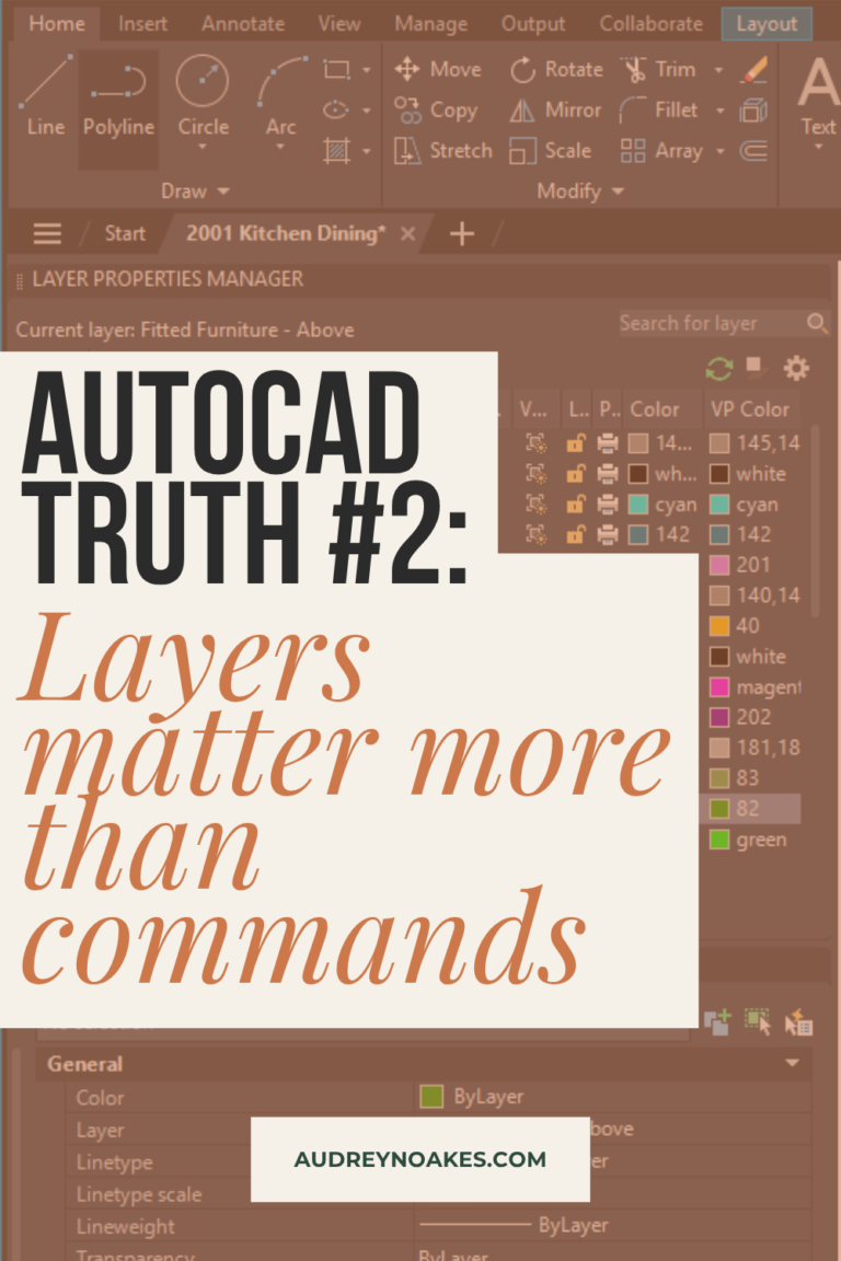 AutoCAD Truth #2: Layers matter more than commands