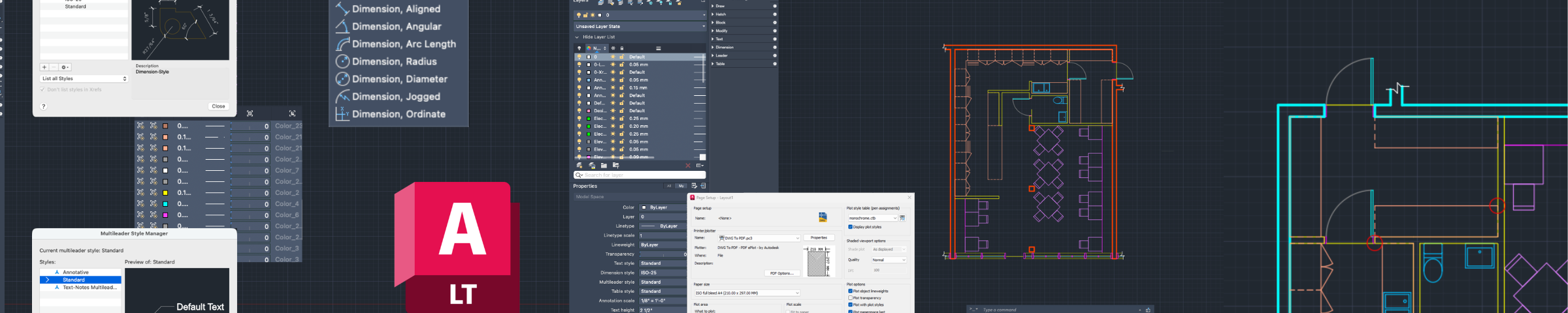 The Basics stage: the AutoCAD interface and core drawing tools on PC and Mac