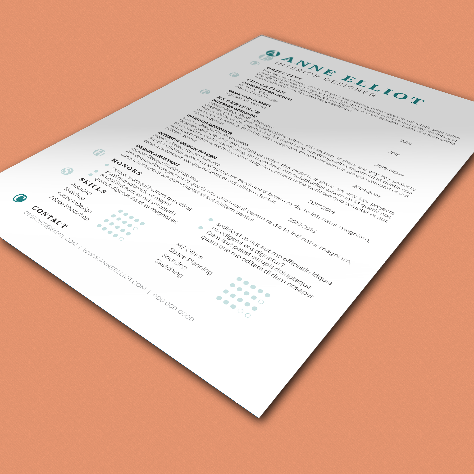 The Ultimate CV | Resume and Letterhead Templates Bundle - Image 3