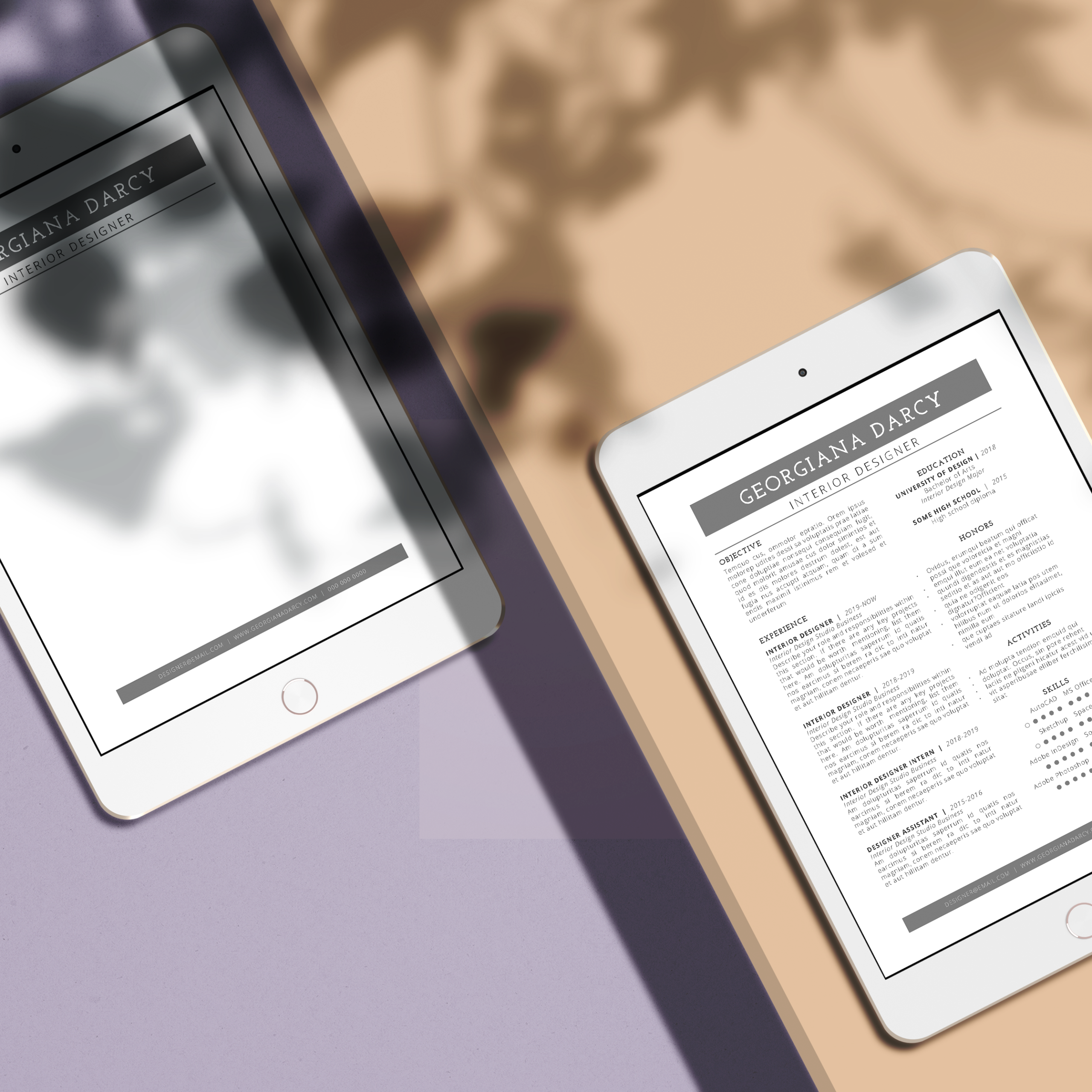 The Ultimate CV | Resume and Letterhead Templates Bundle - Image 9