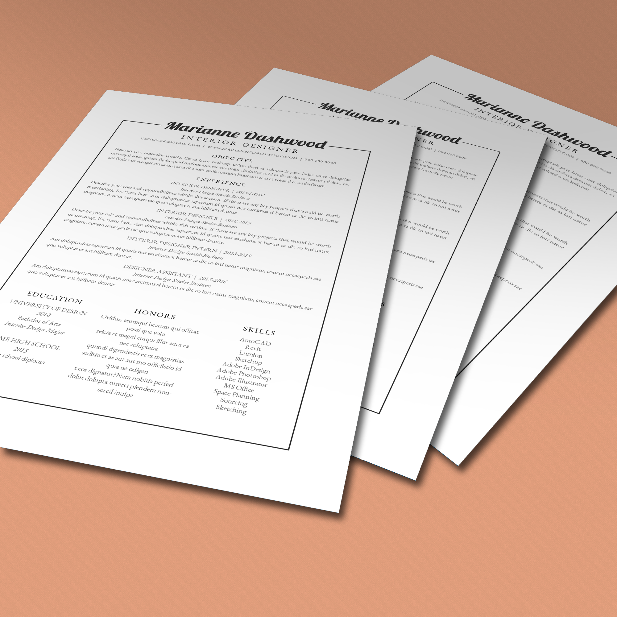 The Ultimate CV | Resume and Letterhead Templates Bundle - Image 12