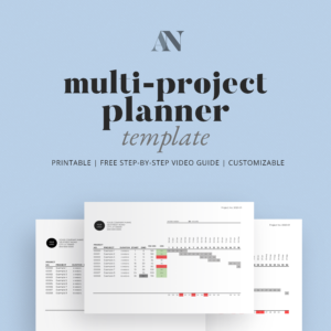 Multi-Project Planner Template