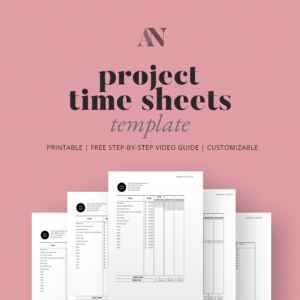 Project Time Sheets Template
