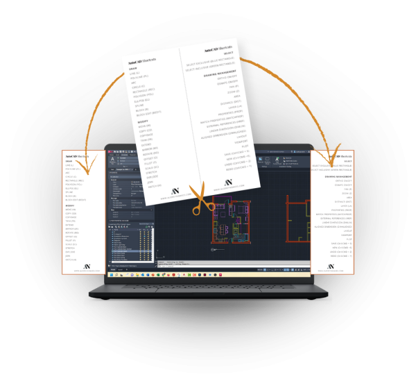 AutoCAD Commands Cheatsheet