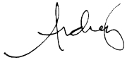 Audrey&rsquo;s signature